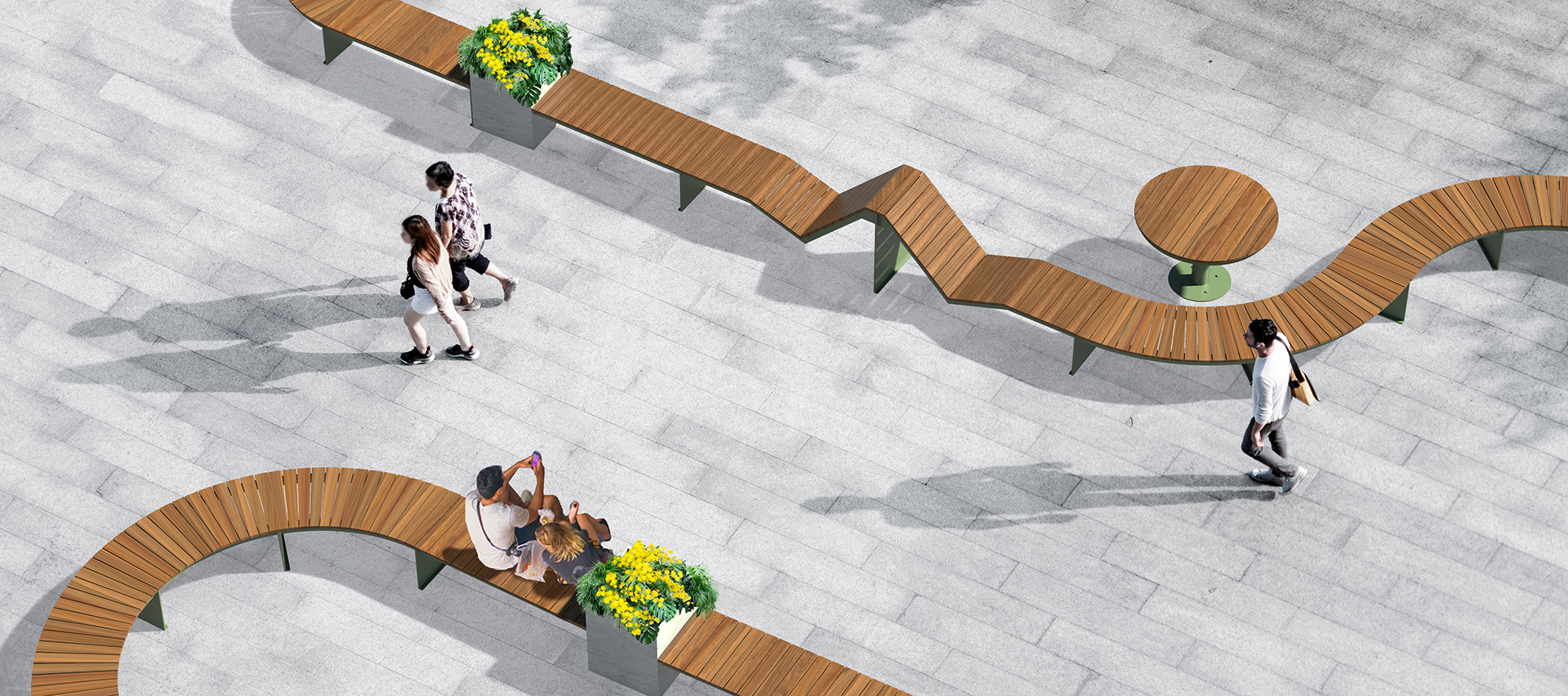 MOBILIER URBAIN INFINITO Morelli mobilier urbain