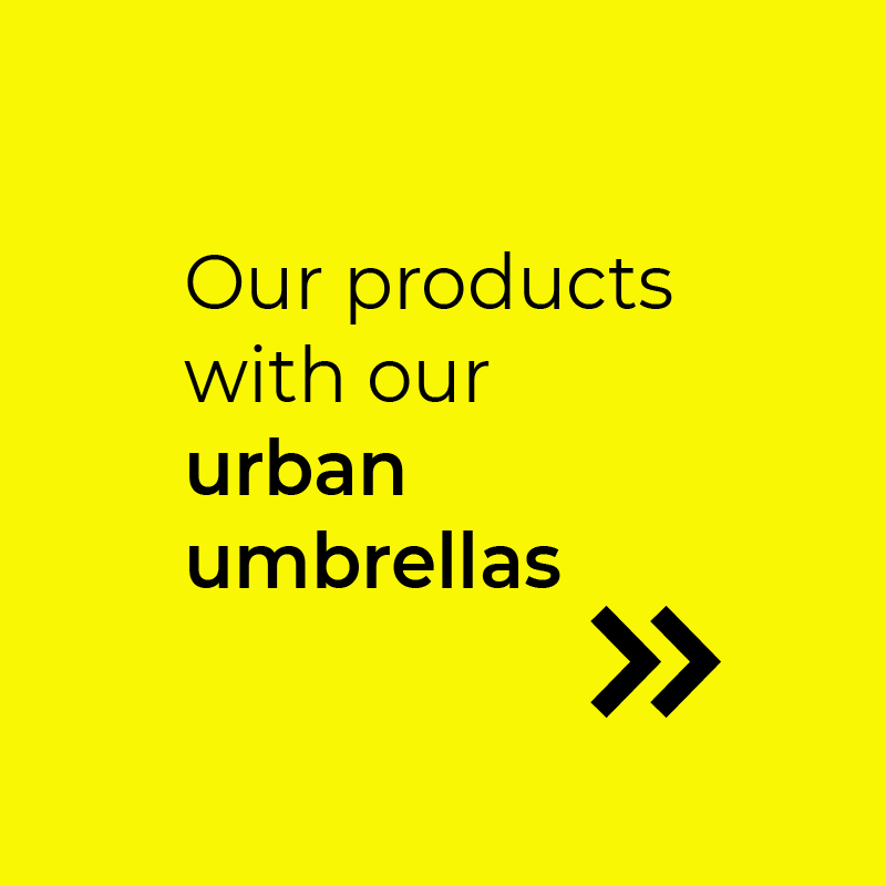 Umbrellas Morelli urban furnishing