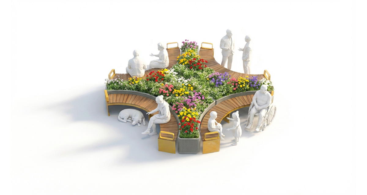 Banc urbain en arc de cercle, accès universel (PMR), mobilier urbain, Banc public, Mobilier espace public, Mobilier espace commercial, mobilier extérieur, Mobilier scolaire, station touristique, Mobilier terrasse commerciale, Mobilier place publique, mobilier toit-terrasse extérieur, Public bench, Curved urban bench, universal access (ADA), Street furniture, urban furniture, Urban bench shelter, Mobilier de parc,outdoor furniture, school outdoor furniture, touristic station outdoor furniture, commercial outdoor furniture, Park outdoor furniture, Rooftop terrace furniture, Commercial terrace furniture, Public square outdoor furniture,Touristic site outdoor furniture, Urban modular furniture, Public space furniture.