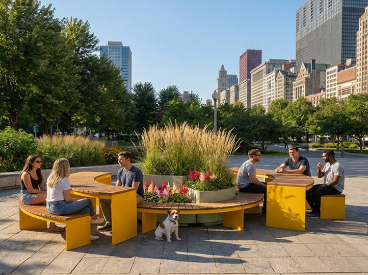 Table pique-nique modulaire, accès universel (PMR), mobilier urbain, table à pique-nique, table publique, banc public, mobilier espace public, mobilier extérieur, mobilier d'espace collaboratif extérieur, mobilier espace commercial, mobilier de parc, mobilier scolaire, station touristique, mobilier terrasse commerciale, mobilier place publique, mobilier toit-terrasse extérieur, mobilier modulaire urbain Modular picnic table, universal access (ADA), urban furniture, street furniture, site furnishings, public table, public bench, modular picnic table, public space furniture, public square outdoor furniture, outdoor furniture, outdoor collaborative space furniture, commercial furniture, park furniture, school outdoor furniture, touristic station, Touristic site outdoor furniture, commercial terrace furniture, rooftop terrace furniture, urban modular furniture