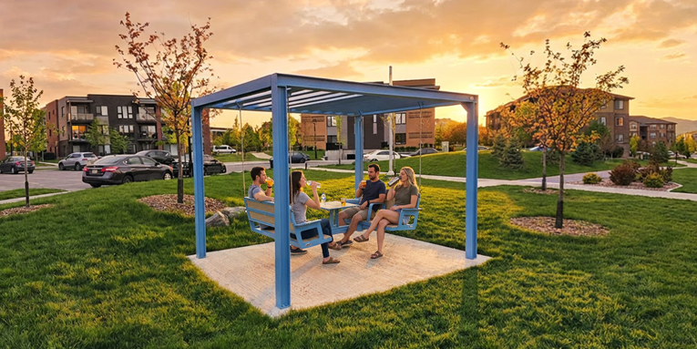 Balancelle, chaise longue, pergola, pergola modulaire, pergola urbaine, abri solaire, mobilier urbain, banc public, mobilier espace public, mobilier extérieur, mobilier d'espace collaboratif extérieur, mobilier espace commercial, mobilier de parc, mobilier scolaire, station touristique, mobilier terrasse commerciale, mobilier place publique, mobilier toit-terrasse extérieur, mobilier modulaire urbain Swing, lounge chair, pergola, modular pergola, urban pergola, sunshade, solar shelter, urban furniture, street furniture, site furnishings, public bench, public space furniture, public square outdoor furniture, outdoor furniture, outdoor collaborative space furniture, commercial furniture, park furniture, school outdoor furniture, touristic station, Touristic site outdoor furniture, commercial terrace furniture, rooftop terrace furniture, urban modular furniture