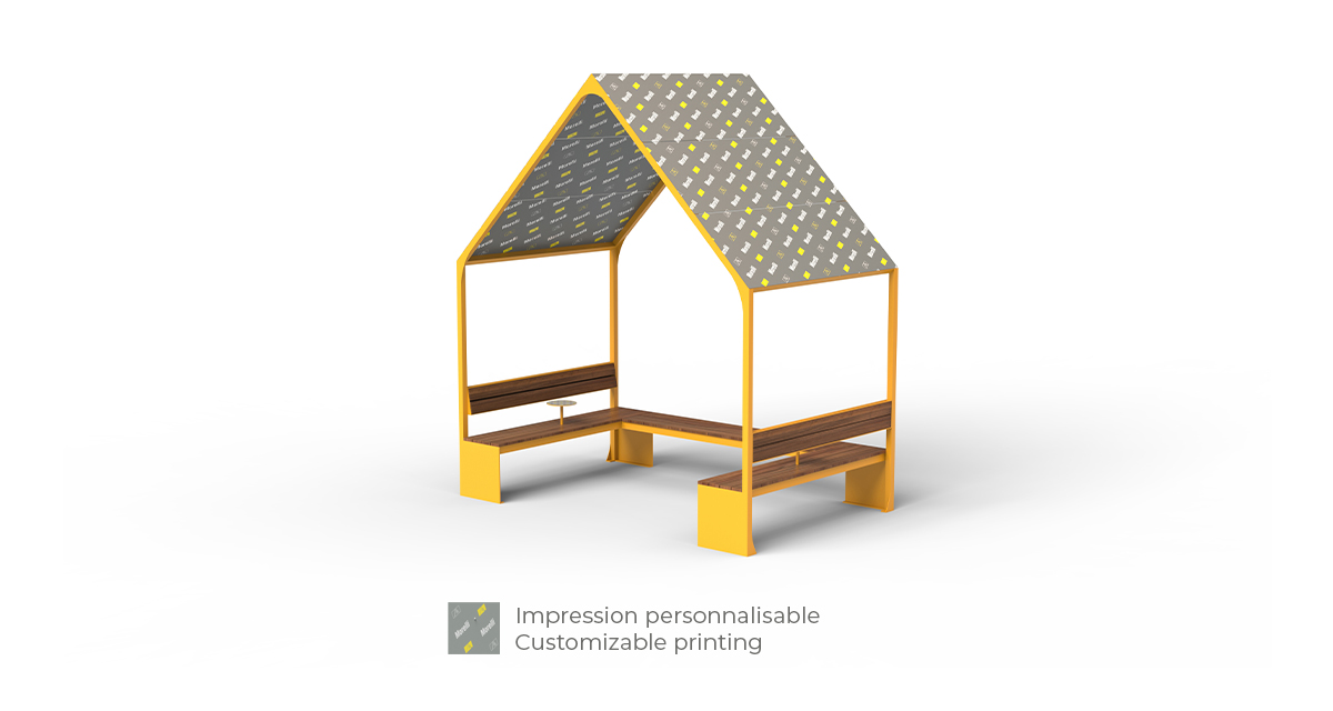 Table pique-nique modulaire, accès universel (PMR), maisonnette, abri solaire, Abri de table de pique-nique, mobilier urbain, table à pique-nique, table publique, banc public, mobilier espace public, mobilier extérieur, mobilier d'espace collaboratif extérieur, mobilier espace commercial, mobilier de parc, mobilier scolaire, station touristique, mobilier terrasse commerciale, mobilier place publique, mobilier toit-terrasse extérieur, mobilier modulaire urbain Modular picnic table, universal access (ADA), house, sunshade, solar shelter, Picnic table shelter, urban furniture, street furniture, site furnishings, public table, public bench, modular picnic table, public space furniture, public square outdoor furniture, outdoor furniture, outdoor collaborative space furniture, commercial furniture, park furniture, school outdoor furniture, touristic station, Touristic site outdoor furniture, commercial terrace furniture, rooftop terrace furniture, urban modular furniture