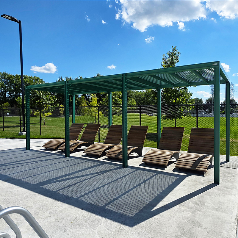 Chaise longue urbaine, méridienne urbaine, pergola, pergola modulaire, pergola urbaine, abri solaire, abri de pique-nique, mobilier urbain, banc public, mobilier espace public, mobilier extérieur, mobilier d'espace collaboratif extérieur, mobilier espace commercial, mobilier de parc, mobilier scolaire, station touristique, mobilier terrasse commerciale, mobilier place publique, mobilier toit-terrasse extérieur, mobilier modulaire urbain Urban lounge chair, urban resting platform, pergola, modular pergola, urban pergola, sunshade, solar shelter, picnic shelter, urban furniture, street furniture, site furnishings, public bench, public space furniture, public square outdoor furniture, outdoor furniture, outdoor collaborative space furniture, commercial furniture, park furniture, school outdoor furniture, touristic station, Touristic site outdoor furniture, commercial terrace furniture, rooftop terrace furniture, urban modular furniture