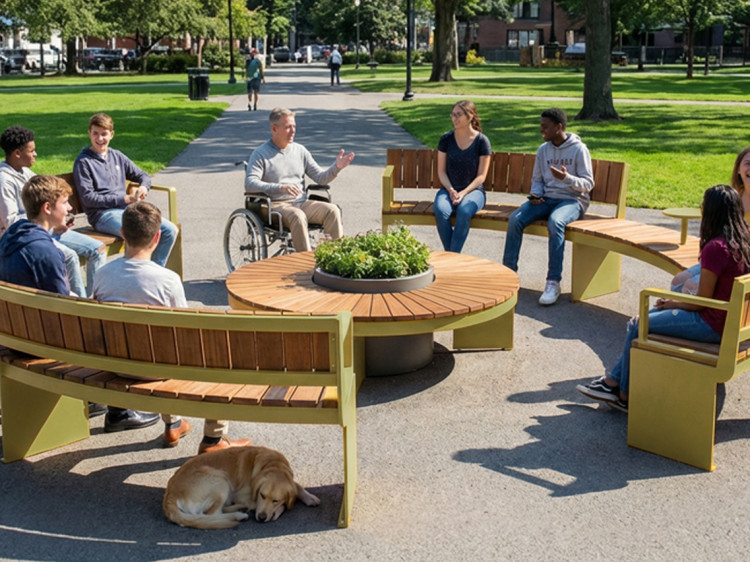 Banc modulaire urbain, accès universel (PMR), mobilier urbain, banc public, mobilier espace public, mobilier extérieur, mobilier d'espace collaboratif extérieur, mobilier espace commercial, mobilier de parc, mobilier scolaire, station touristique, mobilier terrasse commerciale, mobilier place publique, mobilier toit-terrasse extérieur, mobilier modulaire urbain Modular urban bench, universal access (ADA), urban furniture, street furniture, site furnishings, public bench, public space furniture, public square outdoor furniture, outdoor furniture, outdoor collaborative space furniture, commercial furniture, park furniture, school outdoor furniture, touristic station, Touristic site outdoor furniture, commercial terrace furniture, rooftop terrace furniture, urban modular furniture