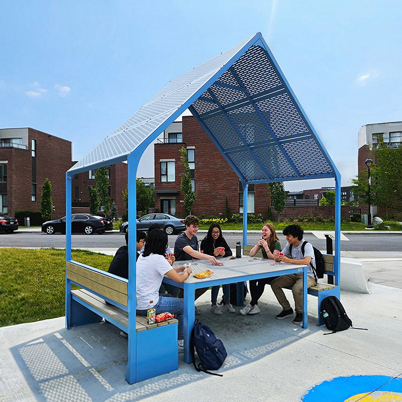 Table pique-nique modulaire, accès universel (PMR), maisonnette, abri solaire, Abri de table de pique-nique, mobilier urbain, table à pique-nique, table publique, banc public, mobilier espace public, mobilier extérieur, mobilier d'espace collaboratif extérieur, mobilier espace commercial, mobilier de parc, mobilier scolaire, station touristique, mobilier terrasse commerciale, mobilier place publique, mobilier toit-terrasse extérieur, mobilier modulaire urbain Modular picnic table, universal access (ADA), house, sunshade, solar shelter, Picnic table shelter, urban furniture, street furniture, site furnishings, public table, public bench, modular picnic table, public space furniture, public square outdoor furniture, outdoor furniture, outdoor collaborative space furniture, commercial furniture, park furniture, school outdoor furniture, touristic station, Touristic site outdoor furniture, commercial terrace furniture, rooftop terrace furniture, urban modular furniture