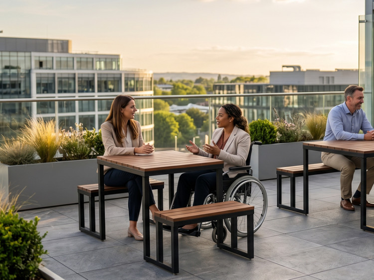 Table pique-nique modulaire, accès universel (PMR), parasol de tissu, abri solaire, abri de table de pique-nique, mobilier urbain, table à pique-nique, table publique, banc public, mobilier espace public, mobilier extérieur, mobilier d'espace collaboratif extérieur, mobilier espace commercial, mobilier de parc, mobilier scolaire, station touristique, mobilier terrasse commerciale, mobilier place publique, mobilier toit-terrasse extérieur, mobilier modulaire urbain Modular picnic table, universal access (ADA), fabric parasol, sunshade, solar shelter, sunbrella, umbrella, Picnic table shelter, urban furniture, street furniture, site furnishings, public table, public bench, modular picnic table, public space furniture, public square outdoor furniture, outdoor furniture, outdoor collaborative space furniture, commercial furniture, park furniture, school outdoor furniture, touristic station, Touristic site outdoor furniture, commercial terrace furniture, rooftop terrace furniture, urban modular furniture